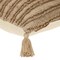 Edge Collections - 14" x 20" - Beige - Textured Boho Lumbar Throw Pillow - 1 Piece